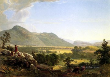 風景 Painting - ドーバー平原の風景 アッシャー ブラウン デュランド山
